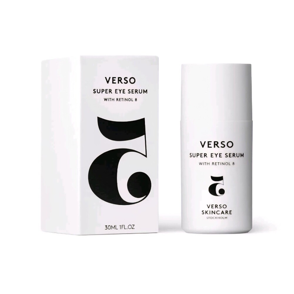 VERSO No. 5 SUPER EYE SERUM RETINOL 8 FIRMING SMOOTHING WRINKLE PUFFINESS NO AGE